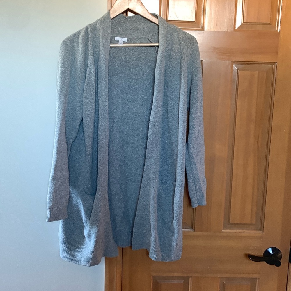 BP Nordstrom Long Gray Oversized Cozy Sweater Work Casual Size S